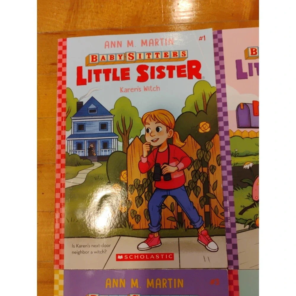 Scholastic Kids Baby-Sitters Little‎ Sister fiction Books set 1-4 Ann M. Martin